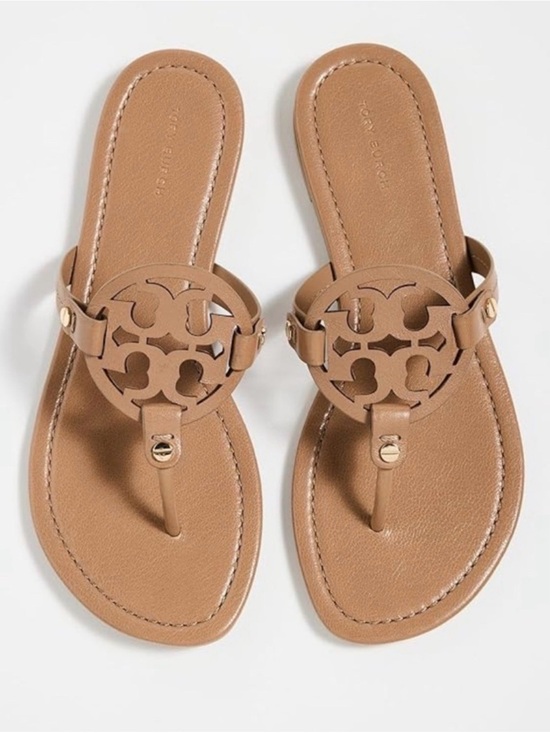 Tory Burch Shoes - Tory Burch Women's Miller Sandals Almond Flour (color)